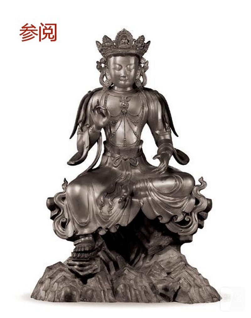 明宣德（1426-1435年）观音菩萨坐像 - 图18